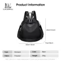 LouisWill Women's Fashion Backpack Simple Bag Waterproof Large Capacity Backpack PU Women Small Backpack School Bag for Teenager Girls Travel Backpack. 