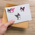 20/40pcs Kuromi Hello Kitty Cartoon Animated Stickers for Laptop Scrapbook Journal Kids Girls Boys Stickers. 