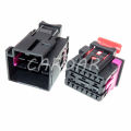 1 Set 17 Pin Car Seat Wire Cable Female Male Docking Unsealed Socket Starter Composite Connector For Vw Audi 4f0972575 4f0972483. 