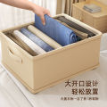 Storage Box Household Drawer Fabric Wardrobe Cotton Linen Clothes Pants Storage Basket Bags Underwear Finishing Box. 