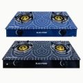 Black Ford Gas Cooker Glass Top 2BR - BL-GCL888. 