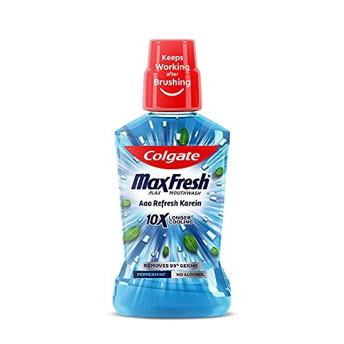 Colgate Plax Peppermint Fresh Mouthwash,Liquid Pack Of 250 Ml FROM INDIA(SAM)