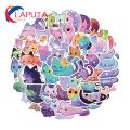 Cartoon Cat Stickers 50pcs Cute Cat Cartoon Sticker Set Waterproof Laptop Decals for Diy Decoration Clear Printing Buyer's Favorite Waterproof Cat Stickers. 