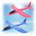 Children DIY Hand Throwing Flying Airplane Toy EVA Glider Aircraft Foam Airplane Model Toy Sturdy Kid's Games Boy Girl Gift. 