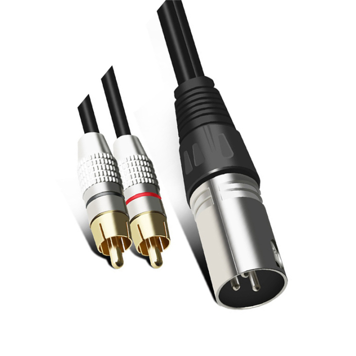 Amplifier Mixing Plug AV Cable XLR To Dual Cable 2M | Daraz.lk