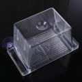 Transparent Clownfish Incubator Shrimp with Suction Cups Fish Baby Hatchery Fish Breeding Box Fish Isolation Box Aquarium Breeder Box. 
