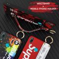 Lanyard Wrist Strap Phone Case For Huawei Y7 2019/Y7 Prime 2019 protective Wristband Durable Kickstand Waterproof ring. 