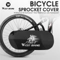 WEST BIKING Bike Chain Protector Cover Waterproof Dustproof Crankset Guard MTB Road Bicycle Sprockets Cover Bike Accessories. 
