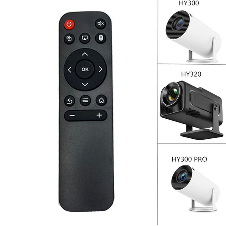 【Exclusive】 1PC Projector Remote Control For HY300 HY320 HY300 PRO Projector Portable Control Remote Universal Intelligent Remote Control