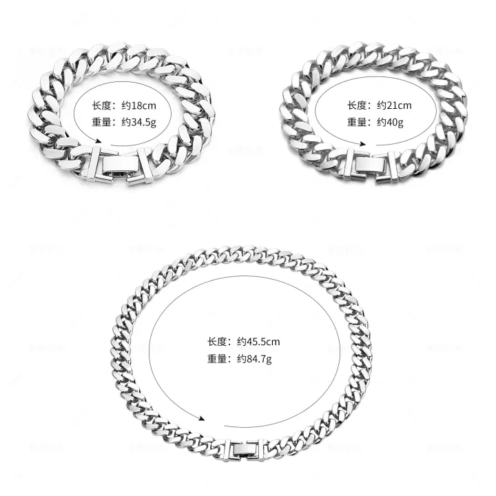 %E3%80%90Clearance%20Sale%E3%80%91Zinc%20Alloy%20Rap%20Hiphop%20Cuban%20Chain%20Men's%20Bracelet%20Hip%20Hop%20Trendy%20Hand%20Jewelry%20-%20Image%204