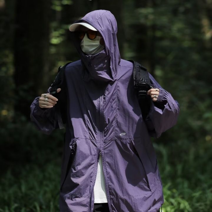 Sun Protection Clothing Men's Ice Silk Summer Thin Mountain