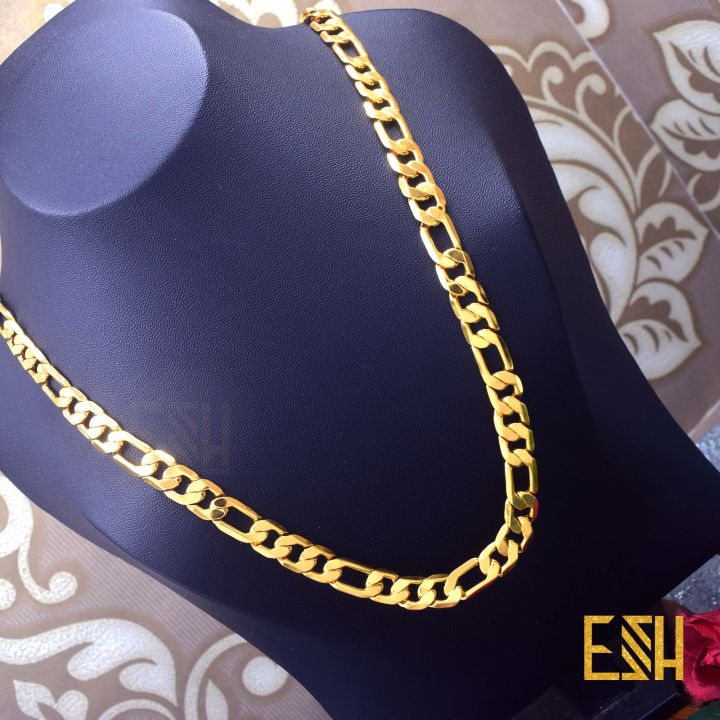 Gold%20Plated%2024/18Inch%20Long%208MM%20Lara%20Chain%20for%20Gents%20Free%20Gift%20Box%20-%20Image%204