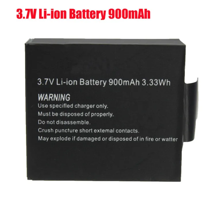 1/2pc%203.7v%20900mah%20Li-Ion%20Rechargeable%20For%20Sj4000%20Sj5000%20Sj6000%20Sj7000%20Sport%20Camera%20Replacement%20Bateria%20For%20Sj4000%20-%20Image%202