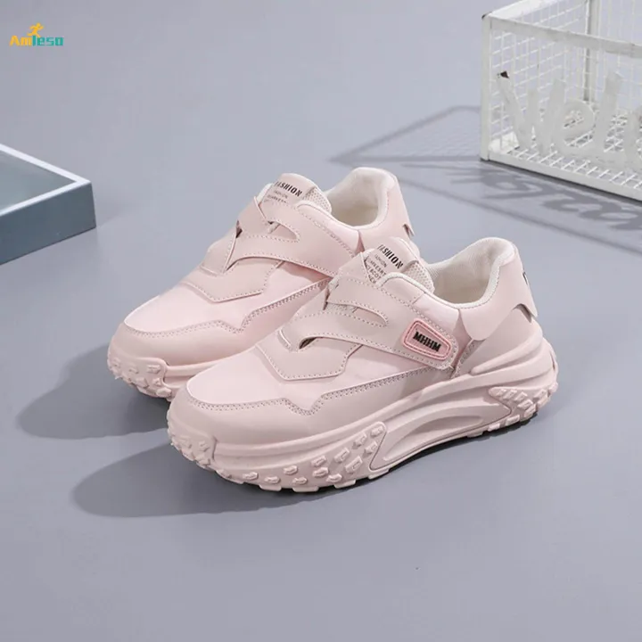 Women's%20Shoes%20Trendy%20Durable%20Leisure%20Sneakers%20for%20Travel%20Workout%20Short%20Trips%20Pink%2036%20-%20Image%205