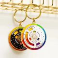 Color Wheel Keyring Interactive Keychain Art Keychains Gifts for Painters. 