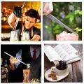 2PCS Kitchen Tweezers Grill Tongs Stainless Steel Long Chef Food Clip BBQ Meat Beef Tong Bar Bartending Tweezer 30cm. 