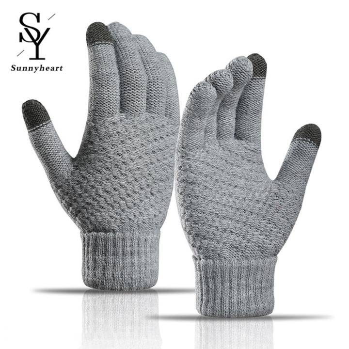 Sunnyheart%20Winter%20Knitted%20Gloves%20Stylish%20Touch%20Screen%20Winter%20Gloves%20for%20Women%20Men%20Warm%20Windproof%20Fashionable%20Knitted%20Gloves%20with%20Ribbed%20Cuffs%20Thick%20Plush%20Lining%20Gloves%20-%20Image%206