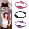Pilates Ring Magic Circle Body Sport Exercise Fitness Strength Yoga Tool-Black. 