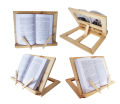 Wooden Bookrest Portable Book Holder Adjustable Recipe Tablet Stand for Kid Adult Home Office Reading. 