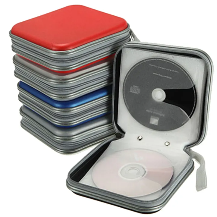 40 Compression CD Package Portable CD DVD Case EVA Storage Bag with ...