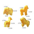 4pcs/set Lion Giraffe Zebra Elephant Animal Fondant Cake Mold Biscuit Cookie Plunger Cutters Sugarcraft Cake Decorating Tools. 