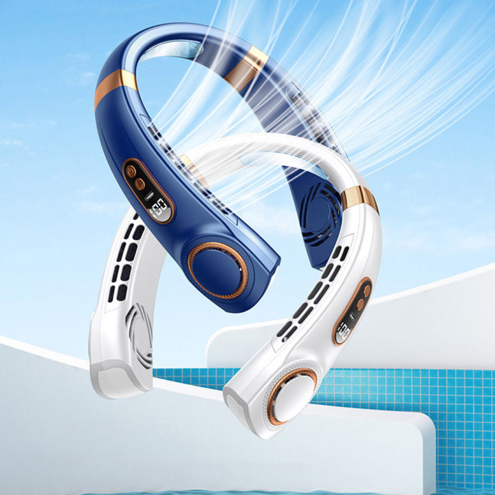 Portable%20Neck%20Fan%20USB%20Rechargeable%20Mute%20LED%20Digital%20Display%20Leafless%20Mini%20Electric%20Fan%20with%20LED%20Lights%205%20Gear%20Air%20Cooling%20Fan%20-%20Image%204