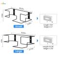 2x Rubber Gloves Organizer Space Saving Metal Glove Rack for Restaurant. 
