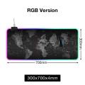 Led Lap Pad Lighting Luminous Desk Pad Map Led Keyboard Mouse For Pc Mouse World Backlight Keyboard Gaming Rgb(300Mm X 700Mm). 