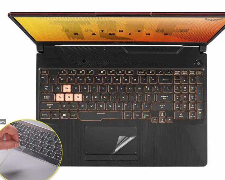 Matte Touchpad film Sticker For 2021 ASUS TUF F15 Gaming 2021 FX506 ...