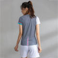 【Salt & Story】New Style Badminton Tennis Shirts Women Custom Table 3d Print Quick Dry Running Short Sleeve Polyester Yoga Training Gym Tee. 