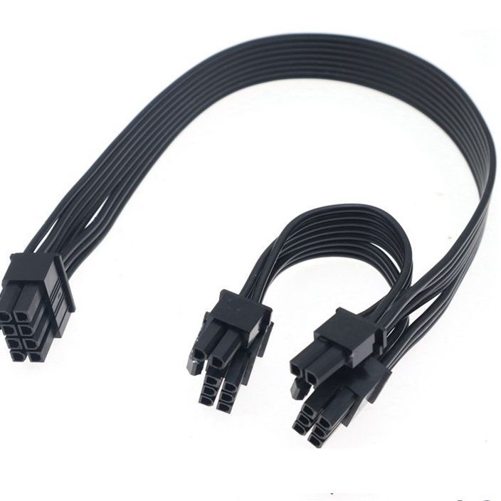 Firewings PCI Express 8pin to Dual 6+2pin 8pin Power Supply PCI-e 8pin GPU Graphics Card Power Cable