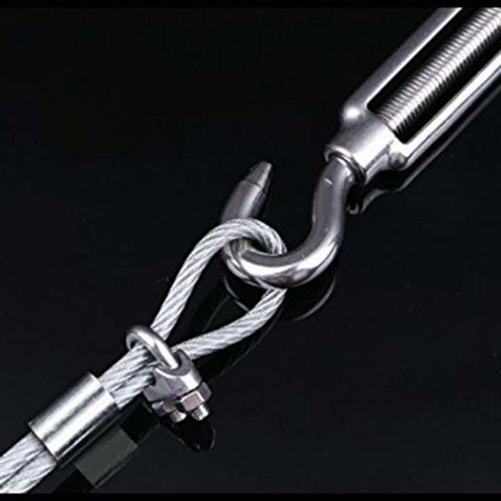 OUMERY%2020Pcs%20Heavy%20Duty%20Wire%20Rope%20Tension%20Kits%20Turnbuckle%201/8%20Inch%20Wire%20Rope%20Cable%20Clip/Clamp%20Thimble%20Wire%20Rope%20Aluminum%20Sleeve%20-%20Image%207