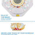 Bluetooth Automatic Pill Dispenser,28-Day Capacity, Sound & Light Alerts, Key Lock, LCD & Easy Setup on the LiveFine App. 