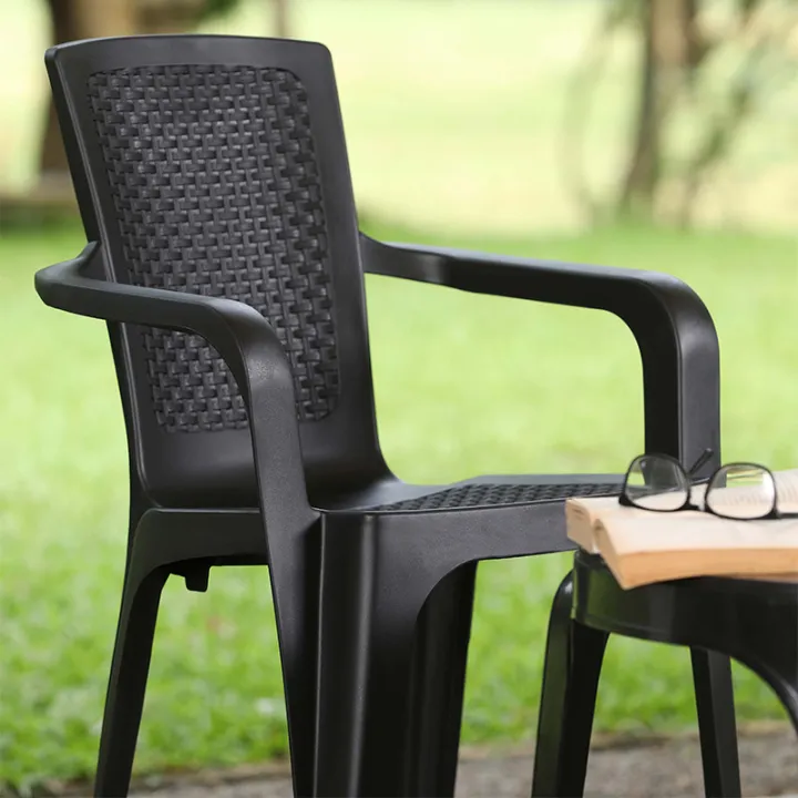 Phoenix%20Rattan%20Low%20Back%20Chair%20%7C%20Plastic%20Chair%20with%20Arm%20%7C%20Rattan%20design%20Chair%20%7C%20Outdoor%20Chair%20%7C%20Living%20room%20Furniture%20%7C%20Home%20Furniture%20%7C%20Veranda%20chairs%20%7C%20Durable%20%7C%20%20Scratch-resistant%20%7C%20Lightweight%20%7C%20User-friendly%20plastic%20%7C%20Nisaco%20Mall%20-%20Image%204