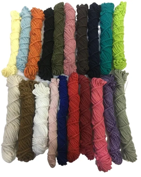 ST 1P'cs Double Twisted Macrame Cord 3mm, Soft Unstained Cotton Rope DIY Craft Cotton Cord for Plant Hangers Knitting, Wall Hangers, Decorative Projects (1 PCs - 10 yards)