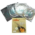 Alice AM05 Mandolin separate Strings Loose, Loop End, E-A-D-G x2, 0.011/0.015/ 0.026/ 0.040inch one by one Plated Steel Plain String, Silver-Plated Copper Alloy Winding, (85/15 Bronze Color) Anti-Rust Coating kandy musical hub. 
