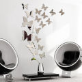 12Pcs/Set 3D Butterfly Mirror Wall Sticker Decal Removable DIY Art Party Wedding Decoration Kids Room Home Decor Crystal Sticker. 