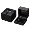 King Will Tungsten Wedding Ring - Matte Black/Silver, 6-10mm Sizes. 