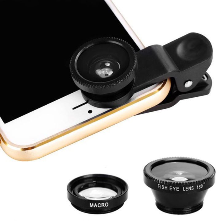 Mobile%20Phone%20Camera%20Lens%20Fish%20Eye%20Macro%20Wide%20Angle%203%20In%201%20Smartphone%20Lens%20Cover%20Universal%20Clip%20Lens%20-%20Image%204