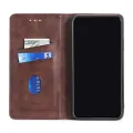 New- For iPhone 13 Cow Texture Magnetic Horizontal Flip Leather Case with Holder & Card Slots. 