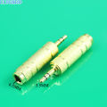 3.5mm Male to 6.5 mm Female Adapter 3.5 plug to 6.35 Jack Stereo Audio Adapter for Microphone Headphone AUX Cable Convertor Gold. 