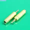 3.5mm Male to 6.5 mm Female Adapter 3.5 plug to 6.35 Jack Stereo Audio Adapter for Microphone Headphone AUX Cable Convertor Gold. 
