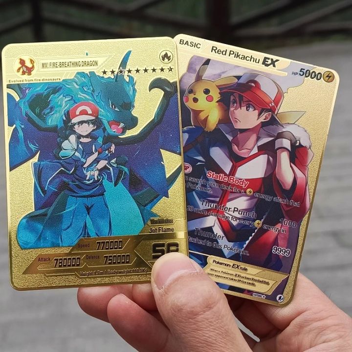 pokemon cards golden 2023 Pokemon Card Charizard Ash Ketchum Energy Gold Metal Card Gengar Arceus Rare Game Collection Battle Trainer Card Kid GiftParty Games Crafts | Daraz.lk pokemon cards golden 2023 Pokemon Card Charizard Ash Ketchum Energy Gold Metal Card Gengar Arceus Rare Game Collection Battle Trainer Card Kid GiftParty Games Crafts | Daraz.lk