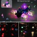 Rechargeable RC Rolling Stunt Car 360 Degree Spinning and Flips with Color Flash Music Remote Control Truck Toy for Kids. 