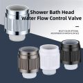 Water Flow Regulator Shower Control Switch Flow Water Stop Valve For Showerhead Faucet Rotatable Bathroom Accessories. 