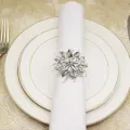 Napkin Rings Lotus Napkin Holder Christmas Serviette Buckles Holder. 