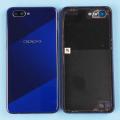 For Oppo A3s Back Battery Cover Middle Frame Door Housing Case Rear Glass Parts. 