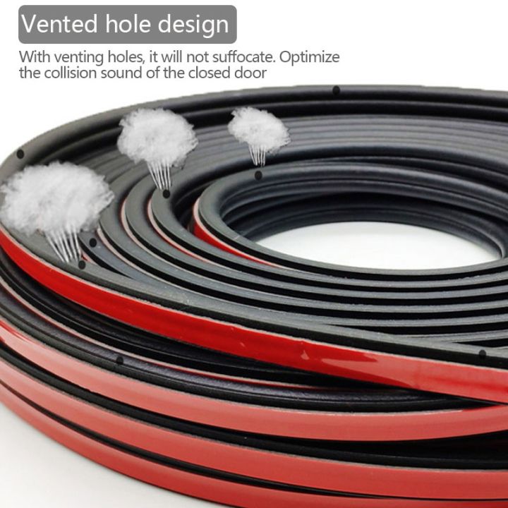 1/5m%20car%20door%20rubber%20seal%20strip%20double%20layer%205%20holes%20weatherstrip%20self%20adhesive%20soundproof%20strip%20thickened%20L%20b%20shape%20tailgate%20edge%20strip%20Universal%20Auto%20Exterior%20accessories%20-%20Image%204