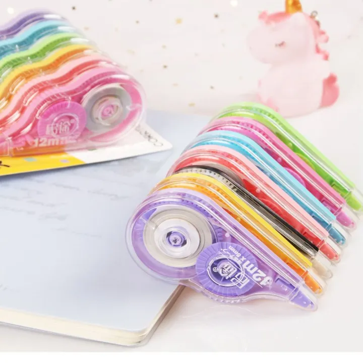 6PCS%20Durable%20Candy%20Color%20Correction%20Tape%2072M%20Easy%20To%20Cover%20Modification%20Tape%20Strong%20Covering%20Smear%20Corrector%20-%20Image%203