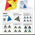 Pyramid Rubik Cube (Stickerless) - PYRAMINX Smooth Speed Cube - Pyramid Speed Magic Rubik's Cube. 